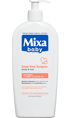 Mixa Baby umývací gél na telo a vlasy bez obsahu mydla