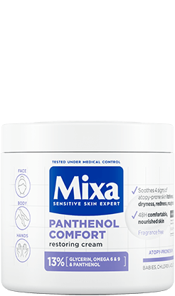 Mixa Panthenol Comfort obnovujúca telová starostlivosť aj pre pokožku so sklonom k atopii