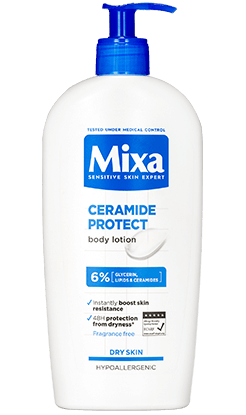 Mixa Ceramide Protect ochranná telová starostlivosť