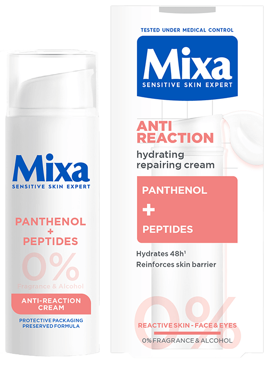 Hydratačný regeneračný krém Mixa Anti-Reaction
